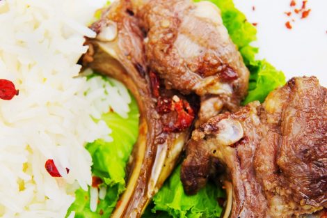 bayram Sufresine quzu qabırgalı doseme plov