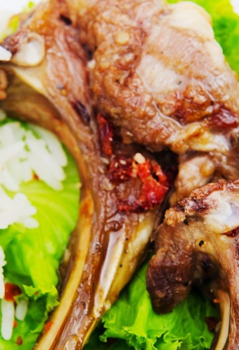 bayram Sufresine quzu qabırgalı doseme plov