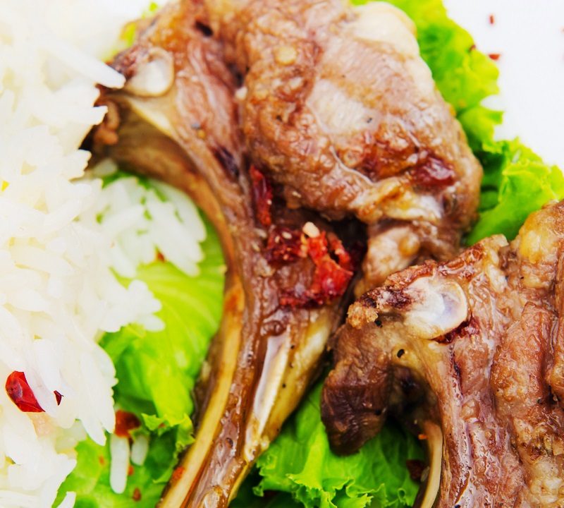 bayram Sufresine quzu qabırgalı doseme plov