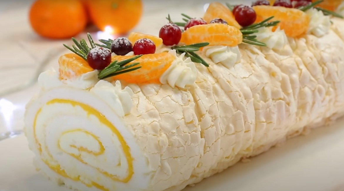 bayram sufresine sitrus teravetli merenga ruleti