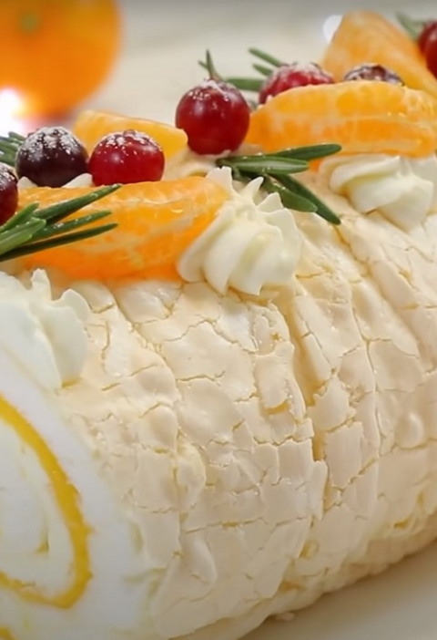 bayram sufresine sitrus teravetli merenga ruleti