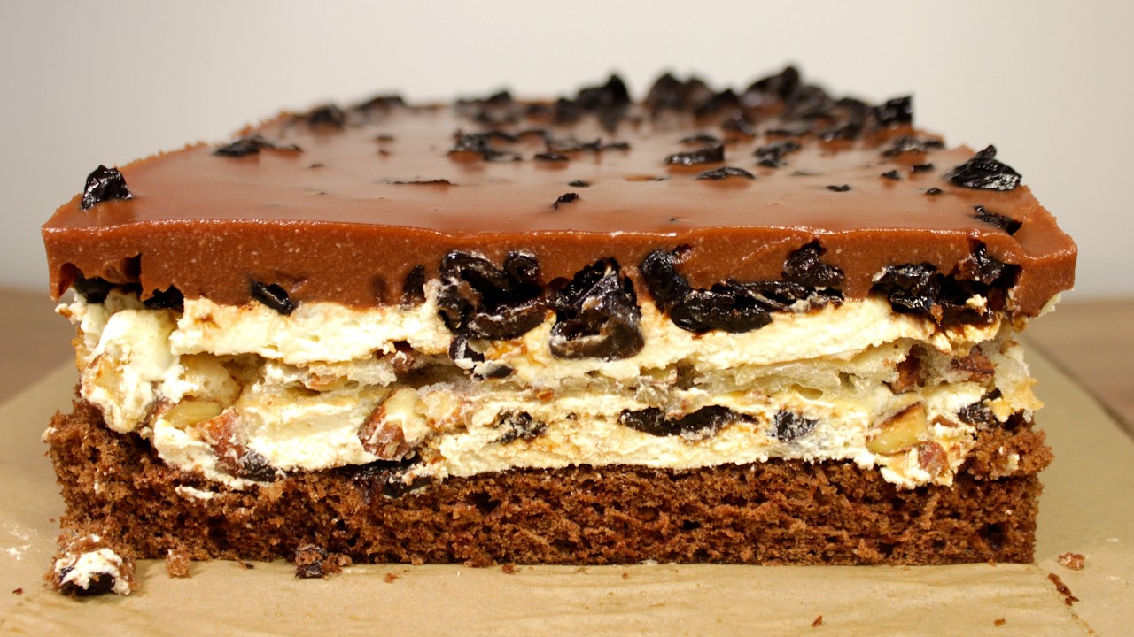 inanılmaz derecede lezzetli sərxoş gavali tortu